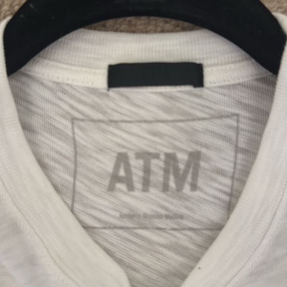 Never worn ATM Slub Jersey Muscle tank Dress ATM white - Picture 5 of 5